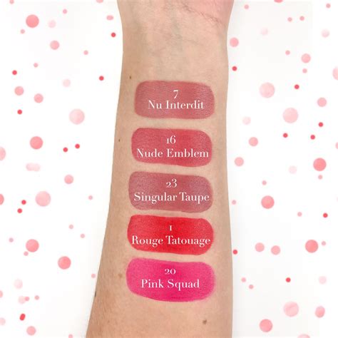 ysl matte stain swatch